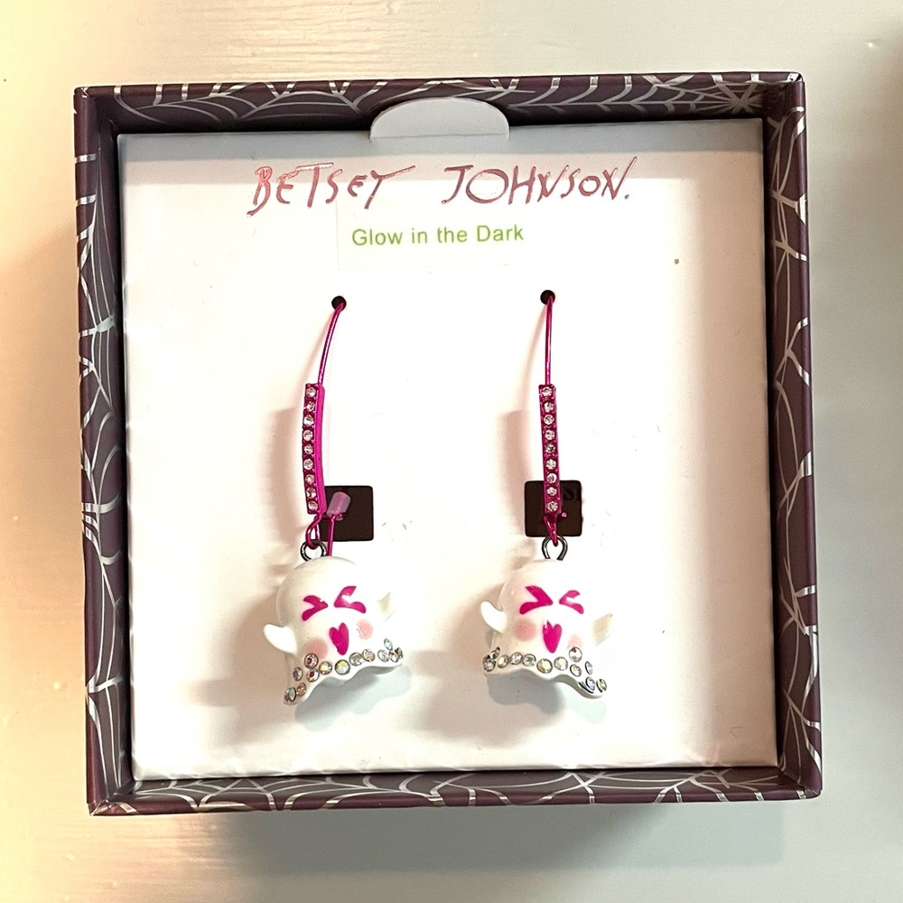 Betsey Johnson Ghost Earrings